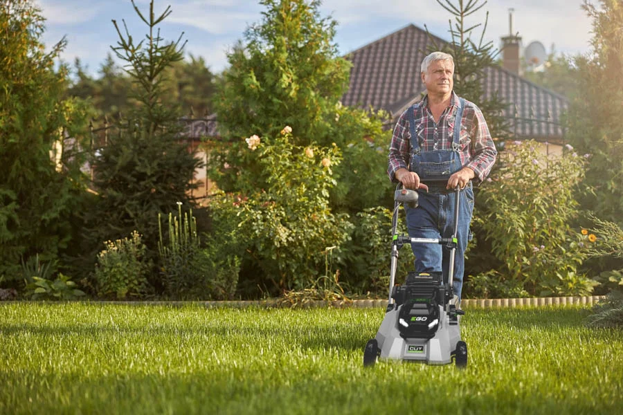 best battery operated push mower