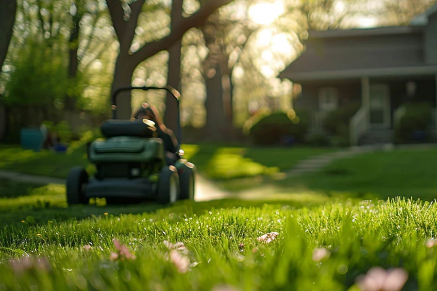 best battery operated push mower